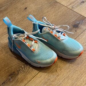 Nike air max 270 Kids Sneakers in Blue and Orange